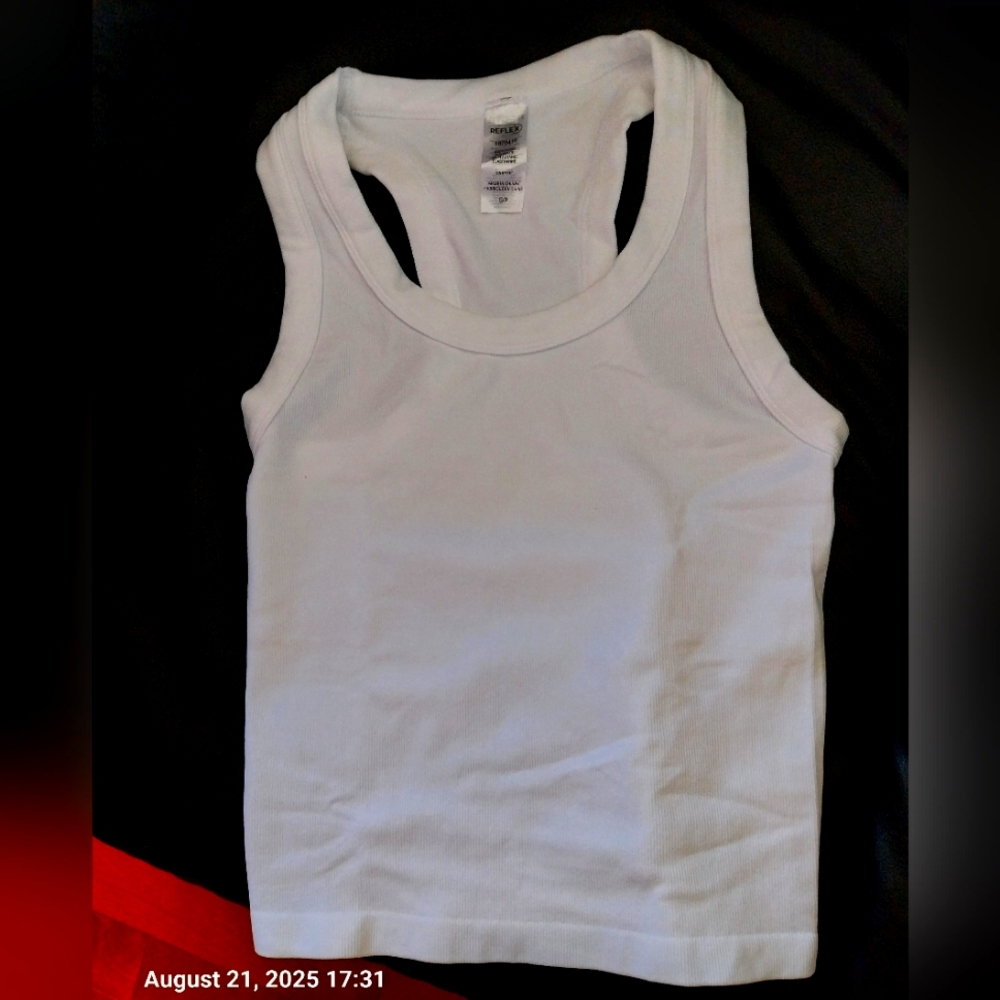 Brand New Reflex  White Sleeveless Top